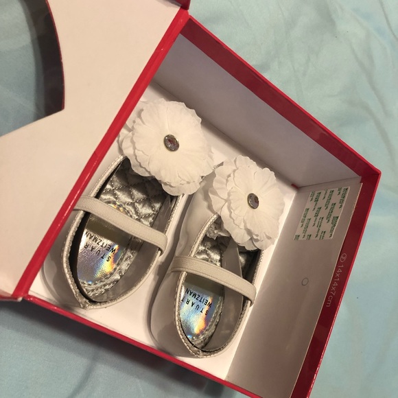 NWT My First Stuart Weitzman baby girl shoes sz 3 - Picture 1 of 4